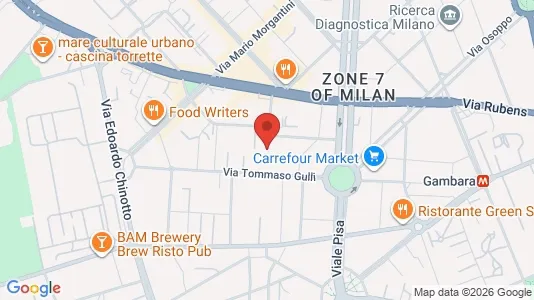 Apartments for rent i Milano Zona 6 - Barona, Lorenteggio - kort over placeringen