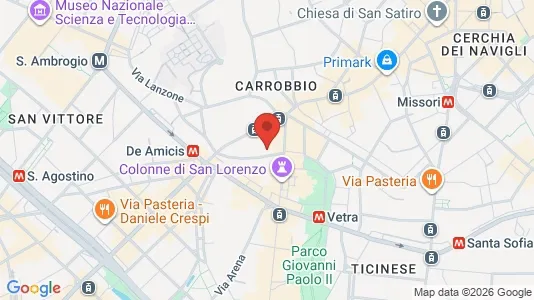 Apartments for rent i Milano Zona 1 - Centro storico - kort over placeringen
