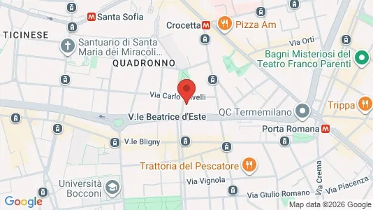 Apartments for rent i Milano Zona 1 - Centro storico - kort over placeringen