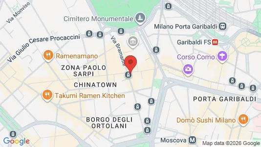 Apartments for rent i Milano Zona 1 - Centro storico - kort over placeringen