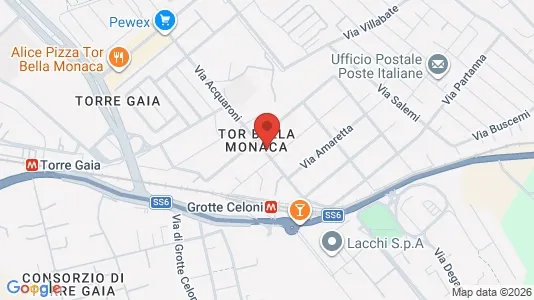 Apartments for rent i Roma Municipio VI – Roma Delle Torri - kort over placeringen