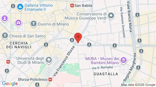 Apartments for rent i Milano Zona 1 - Centro storico - kort over placeringen