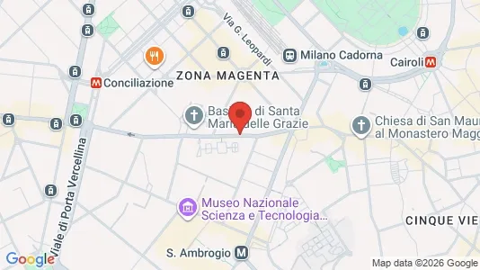 Apartments for rent i Milano Zona 1 - Centro storico - kort over placeringen