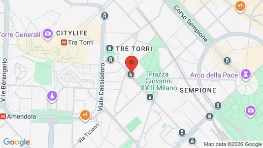 Apartments for rent i Milano Zona 1 - Centro storico - kort over placeringen