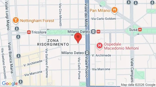 Apartments for rent i Milano Zona 1 - Centro storico - kort over placeringen