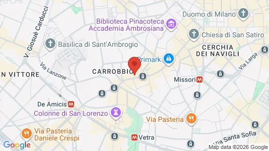 Apartments for rent i Milano Zona 1 - Centro storico - kort over placeringen