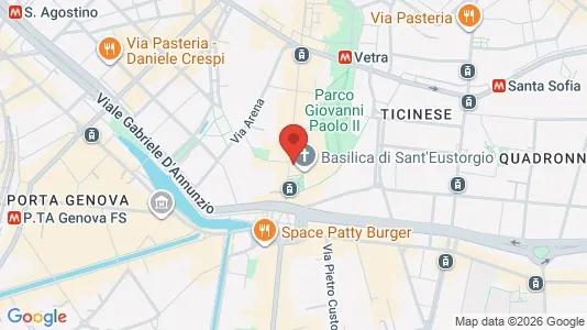 Apartments for rent i Milano Zona 1 - Centro storico - kort over placeringen
