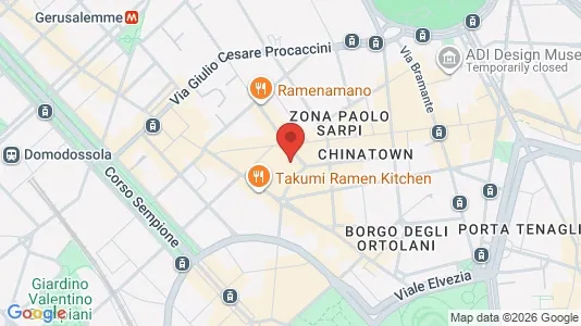 Apartments for rent i Milano Zona 1 - Centro storico - kort over placeringen