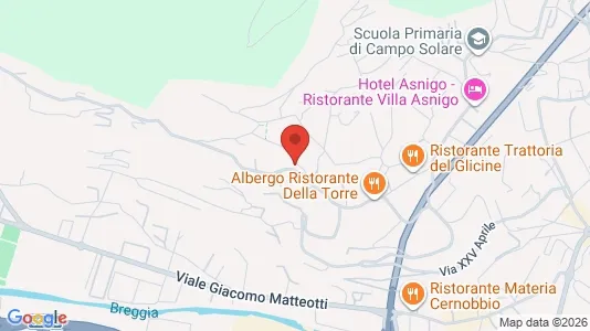 Apartments for rent i Cernobbio - kort over placeringen