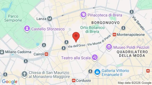 Apartments for rent i Milano Zona 1 - Centro storico - kort over placeringen