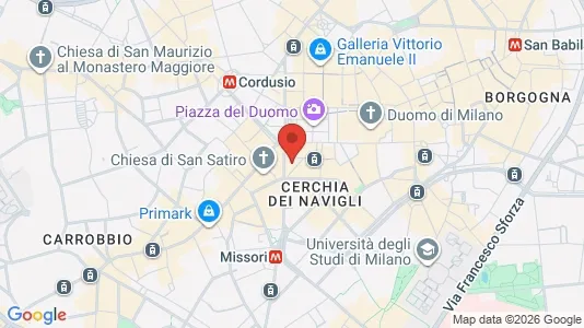 Apartments for rent i Milano Zona 1 - Centro storico - kort over placeringen