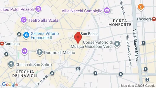Apartments for rent i Milano Zona 1 - Centro storico - kort over placeringen