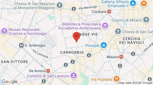 Apartments for rent i Milano Zona 1 - Centro storico - kort over placeringen