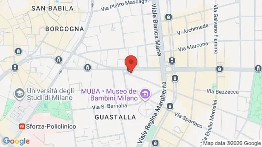 Apartments for rent i Milano Zona 1 - Centro storico - kort over placeringen