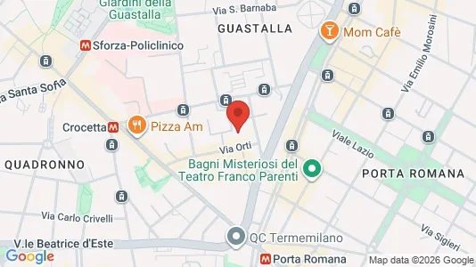 Apartments for rent i Milano Zona 1 - Centro storico - kort over placeringen