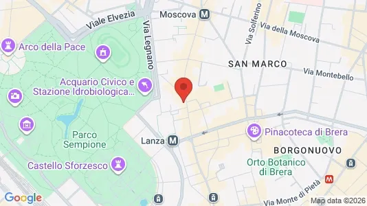 Apartments for rent i Milano Zona 1 - Centro storico - kort over placeringen