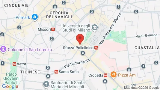 Apartments for rent i Milano Zona 1 - Centro storico - kort over placeringen