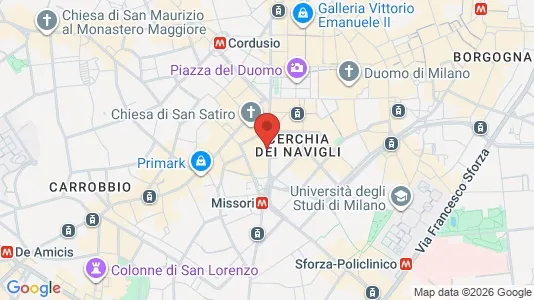 Apartments for rent i Milano Zona 1 - Centro storico - kort over placeringen