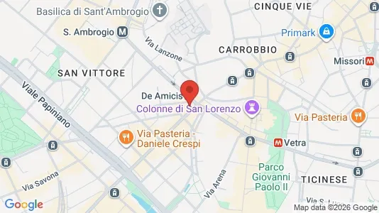Apartments for rent i Milano Zona 1 - Centro storico - kort over placeringen