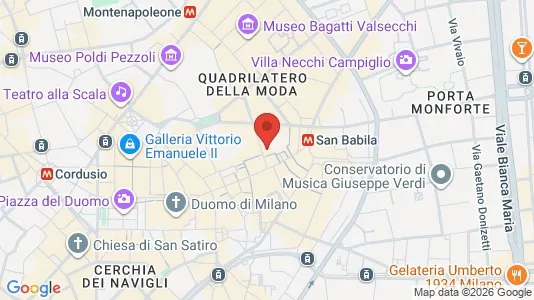 Apartments for rent i Milano Zona 1 - Centro storico - kort over placeringen