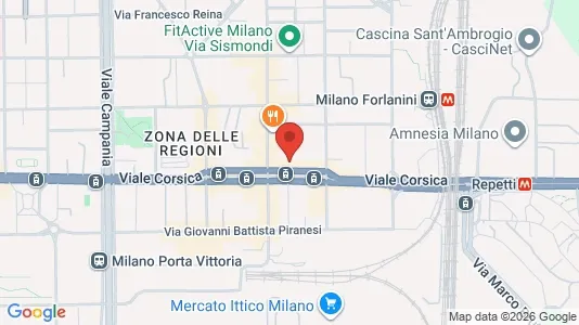 Apartments for rent i Milano Zona 3 - Porta Venezia, Città Studi, Lambrate - kort over placeringen