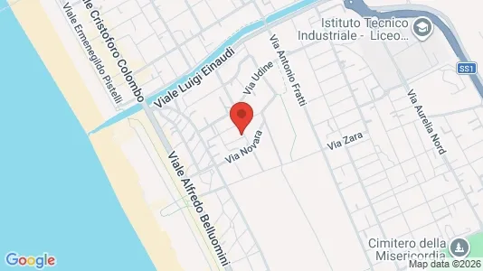 Apartments for rent i Viareggio - kort over placeringen