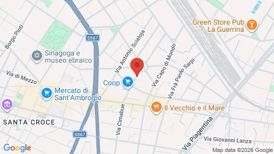 Rooms for rent in Florence - Photo from Google Street View