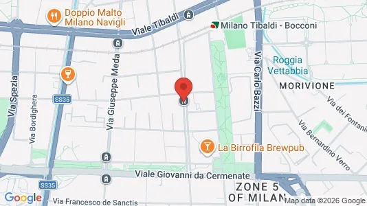 Rooms for rent i Milano Zona 5 - Vigentino, Chiaravalle, Gratosoglio - kort over placeringen