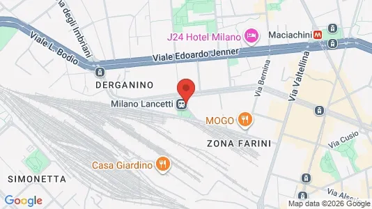 Apartments for rent i Milano Zona 9 - Porta Garibaldi, Niguarda - kort over placeringen