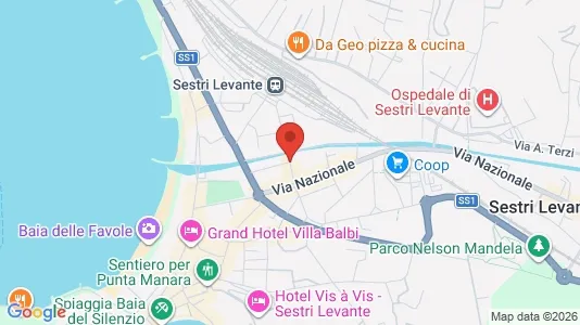 Apartments for rent i Casarza Ligure - kort over placeringen