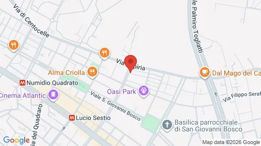 Rooms for rent i Roma Municipio V – Prenestino/Centocelle - kort over placeringen