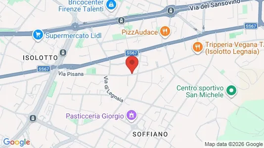 Rooms for rent i Florence - kort over placeringen