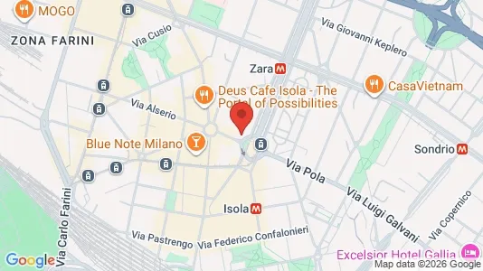 Apartments for rent i Milano Zona 9 - Porta Garibaldi, Niguarda - kort over placeringen