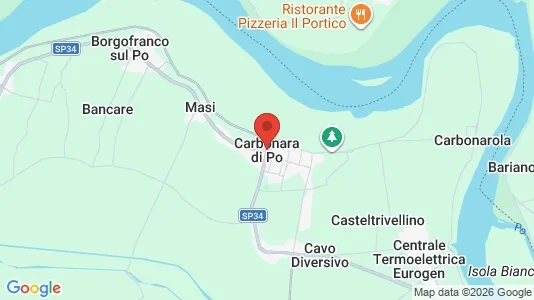 Rooms for rent i Borgocarbonara - kort over placeringen