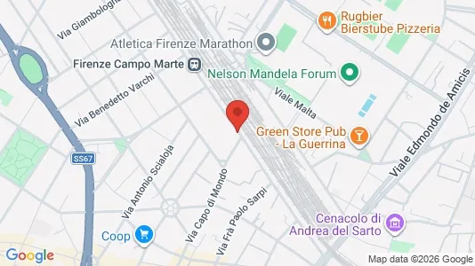 Rooms for rent in Florence - Photo from Google Street View