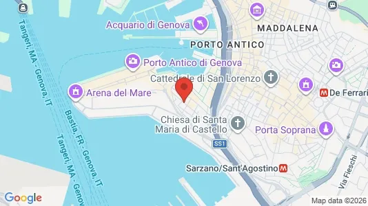 Apartments for rent i Genoa - kort over placeringen