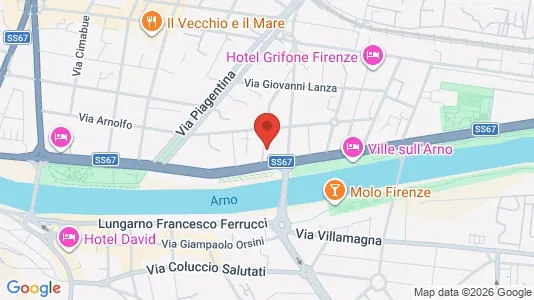 Rooms for rent i Florence - kort over placeringen