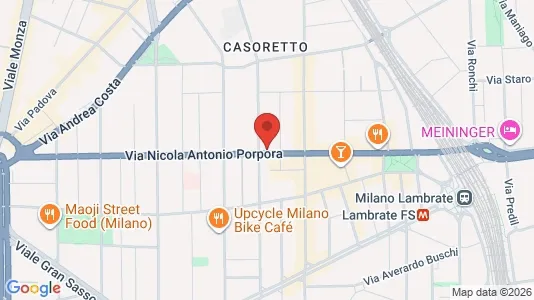 Apartments for rent i Milano Zona 3 - Porta Venezia, Città Studi, Lambrate - kort over placeringen