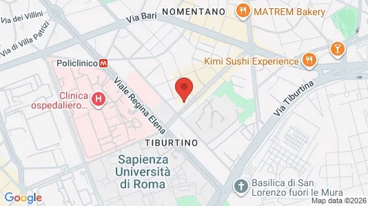 Rooms for rent i Roma Municipio II – Parioli/Nomentano - kort over placeringen