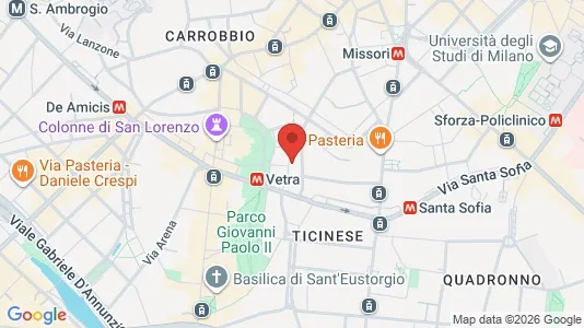 Rooms for rent i Milano Zona 1 - Centro storico - kort over placeringen