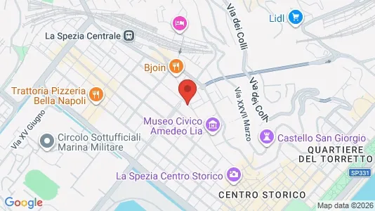 Rooms for rent i La Spezia - kort over placeringen