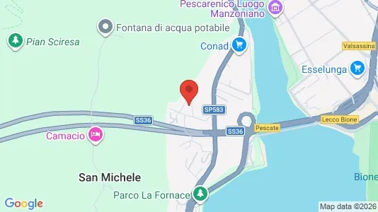 Apartments for rent in Pescate - Photo from Google Street View