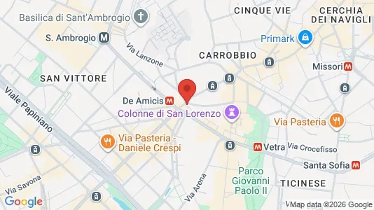 Apartments for rent i Milano Zona 1 - Centro storico - kort over placeringen
