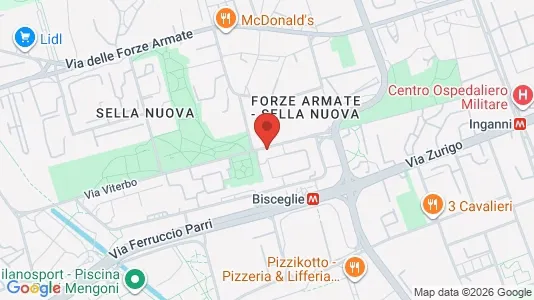 Rooms for rent i Milano Zona 7 - Baggio, De Angeli, San Siro - kort over placeringen