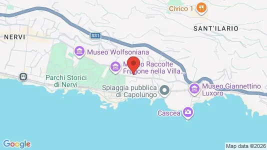 Apartments for rent i Genoa - kort over placeringen
