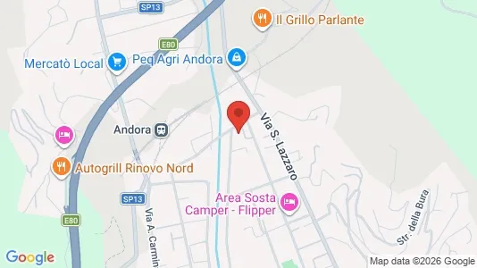 Apartments for rent i Andora - kort over placeringen