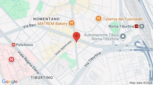 Rooms for rent i Roma Municipio II – Parioli/Nomentano - kort over placeringen