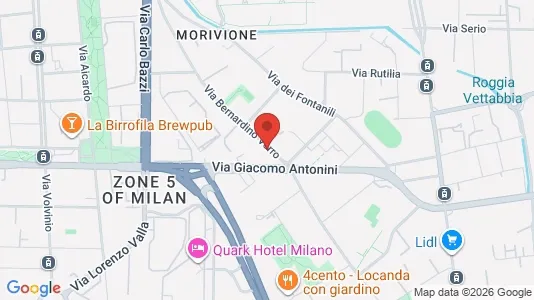 Rooms for rent i Milano Zona 5 - Vigentino, Chiaravalle, Gratosoglio - kort over placeringen