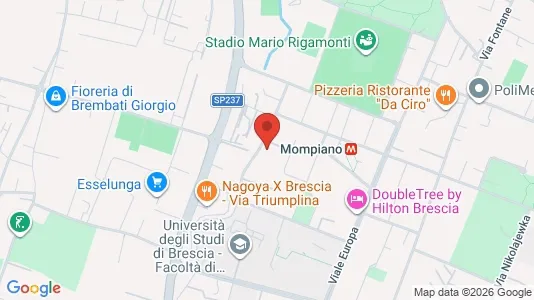 Rooms for rent i Brescia - kort over placeringen