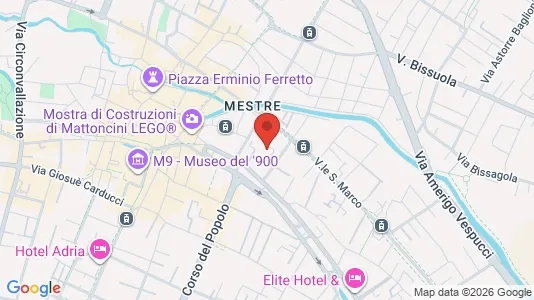Rooms for rent i Venice - kort over placeringen